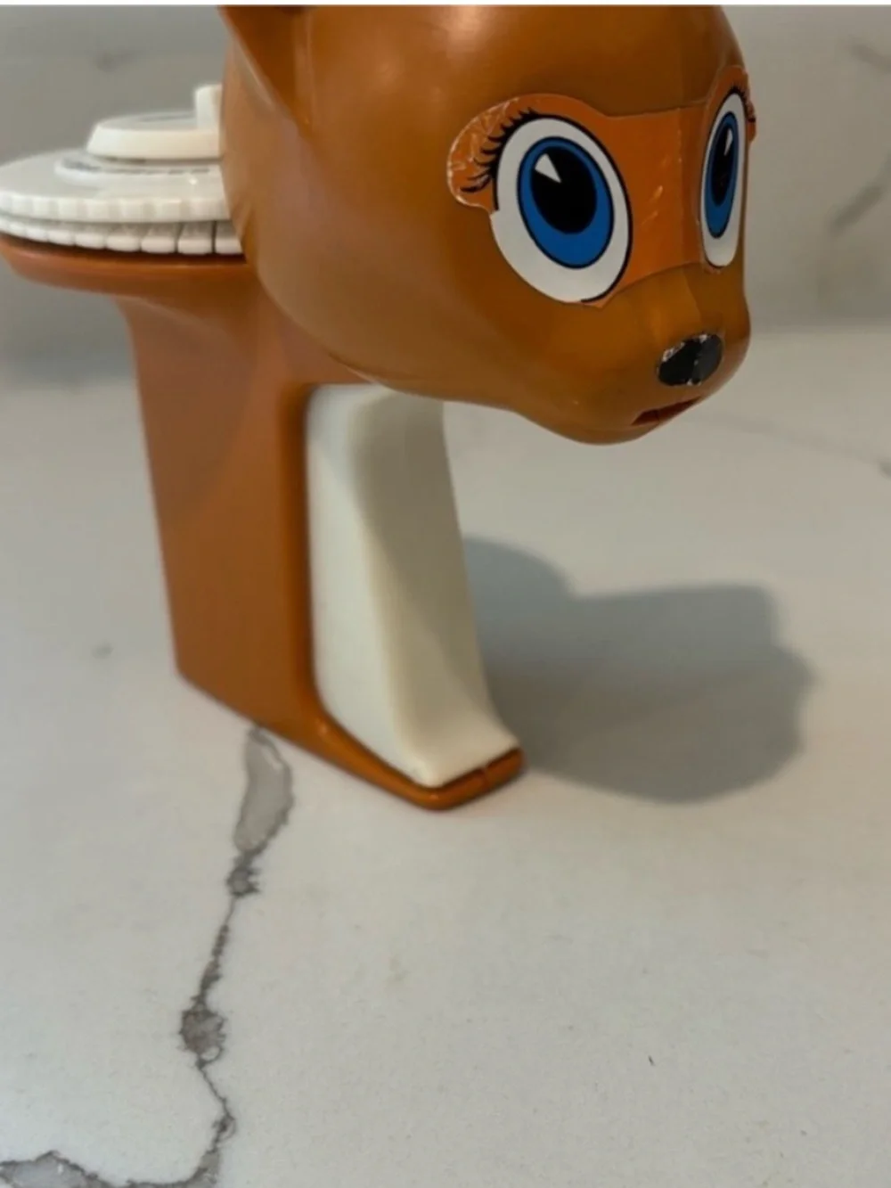Vintage 1970’s RARE CAT Rotex Easy Writer 5” Novelty Label Maker TESTED Brown